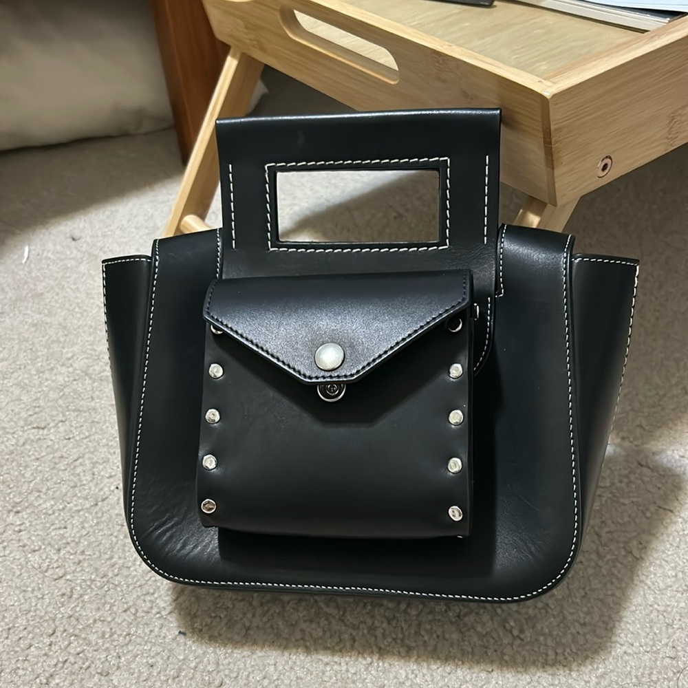 Celine novelty black handbag purse